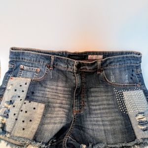 Aeropostale Distressed Jean Shorts